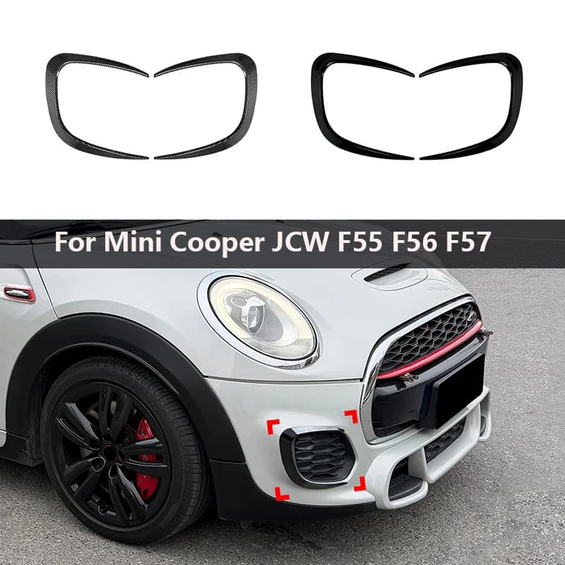 For BMW Mini Cooper JCW F55 F56 F57 models for front air intake grille body sticker modification prior to productionaccessories
