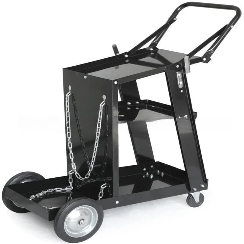 Welding tool trolley placement welding machine gas cylinder with handle