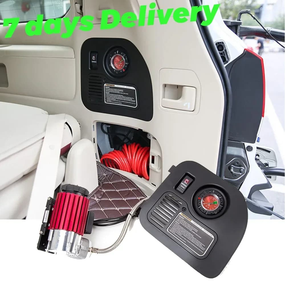 Car Inflator Compressor USE Original Storage Space For Toy ota Land Cruiser 200 FJ200 Prado FJ150 Auto interior Accessories
