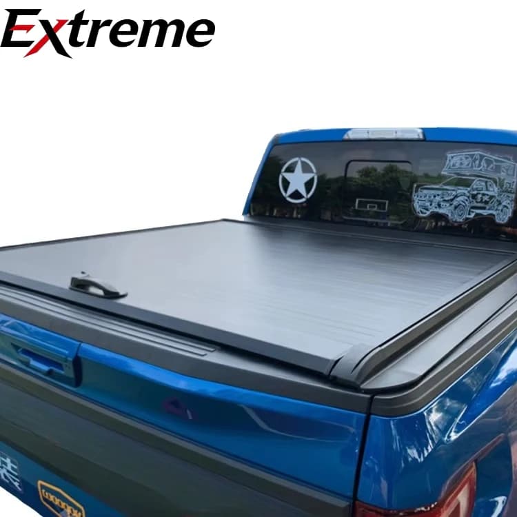 Factory Supply OEM Pickup Truck 4X4 Roll up Trunk Manual Pickup Aluminum Retractable  Tonneau Cover for Dodge Ram 1500 Bed Cover