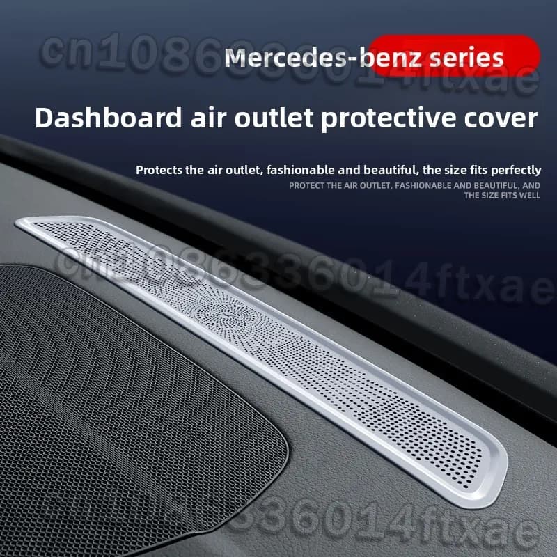 Suitable for Mercedes-Benz GLB220/200/250 dashboard speaker cover 35 air outlet mask EQB260/300 interior sticker
