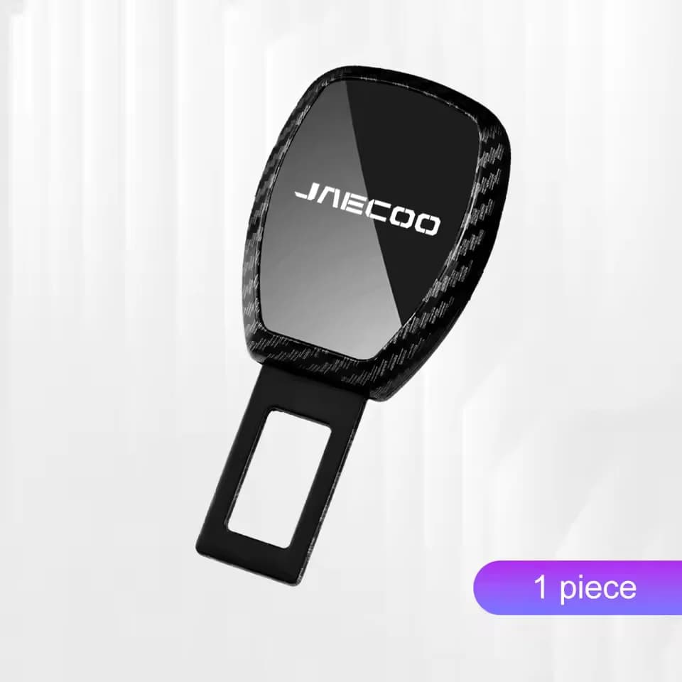 Carbon Fiber Style Seat Belt Extender Metal Clip for Chery Tiggo 7 8 Omoda C5 Jaecoo J7 J9 Interior Car Decoration Part