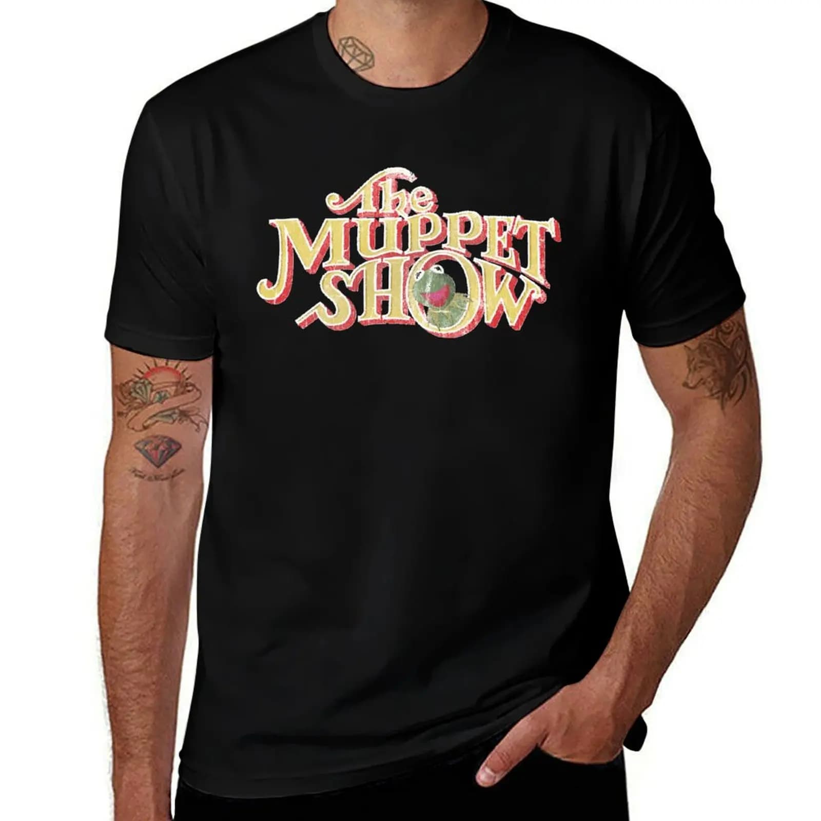 Vintage muppet show T-Shirt Big Size Short Sleeve Tee for Men T-Shirt