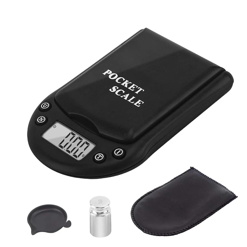 High Precision 6 Units Switching HXY Palm Scale  Mini Pocket Gram Scale Digital Jewelry Tools Electronic 0.01g 200/300/500g