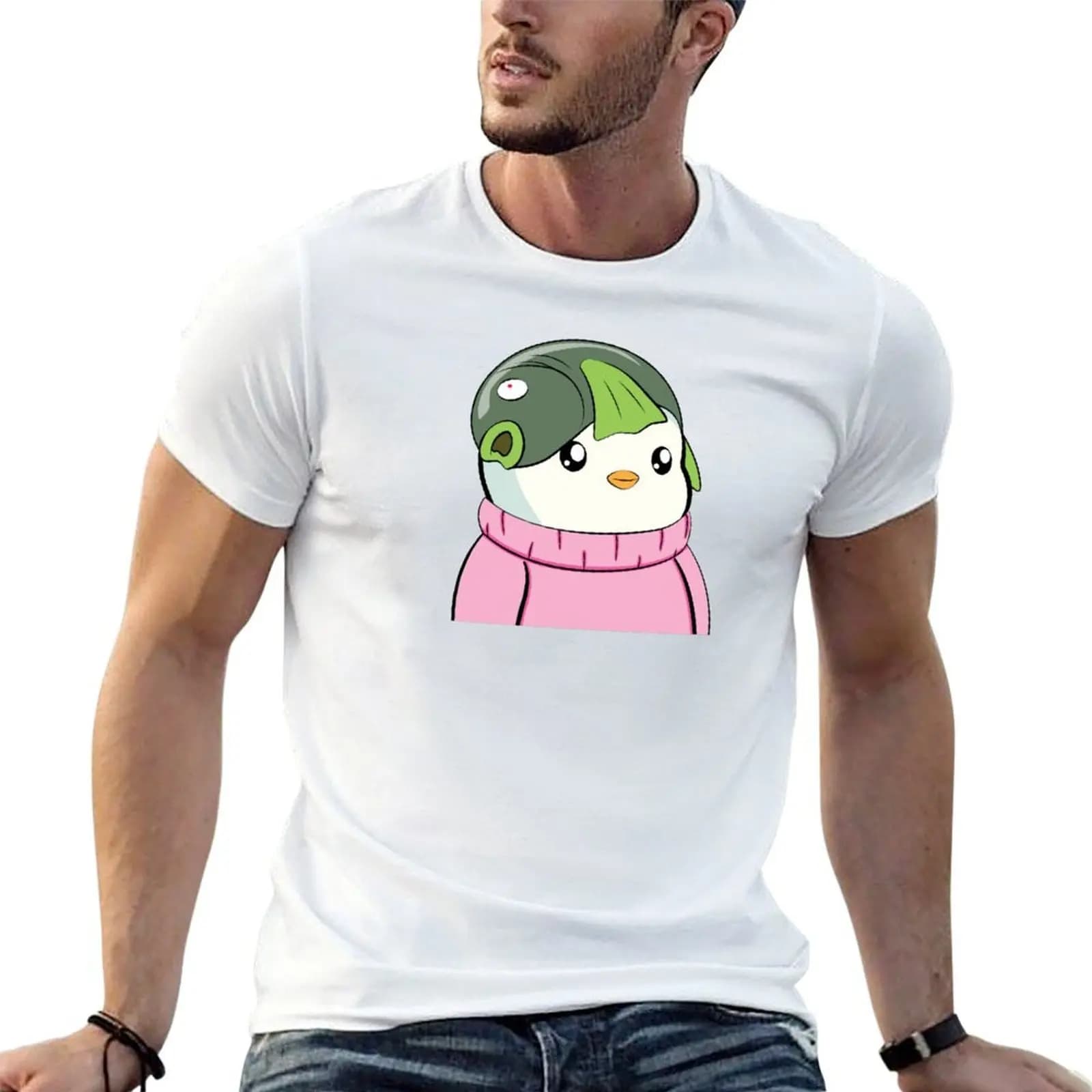 Pudgy Penguin #4494 nft Chubby Lovely animal T-Shirt Funny t-shirts anime clothes funny t shirts for men