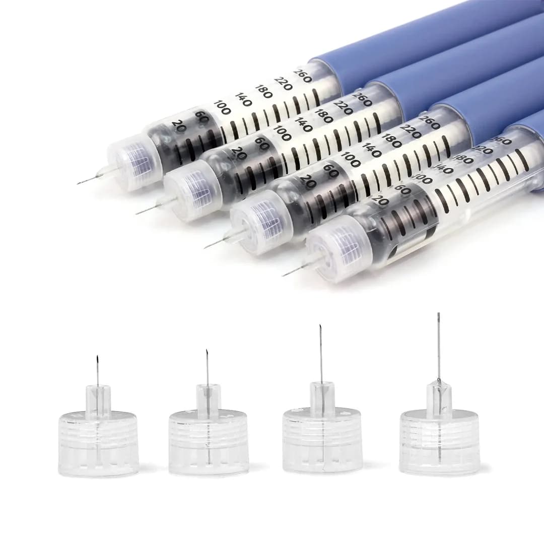 100pcs Pack 32g 4mm 31g 5mm 6mm 8mm Insulin Pen Needle Human Veterinary Pen Needle