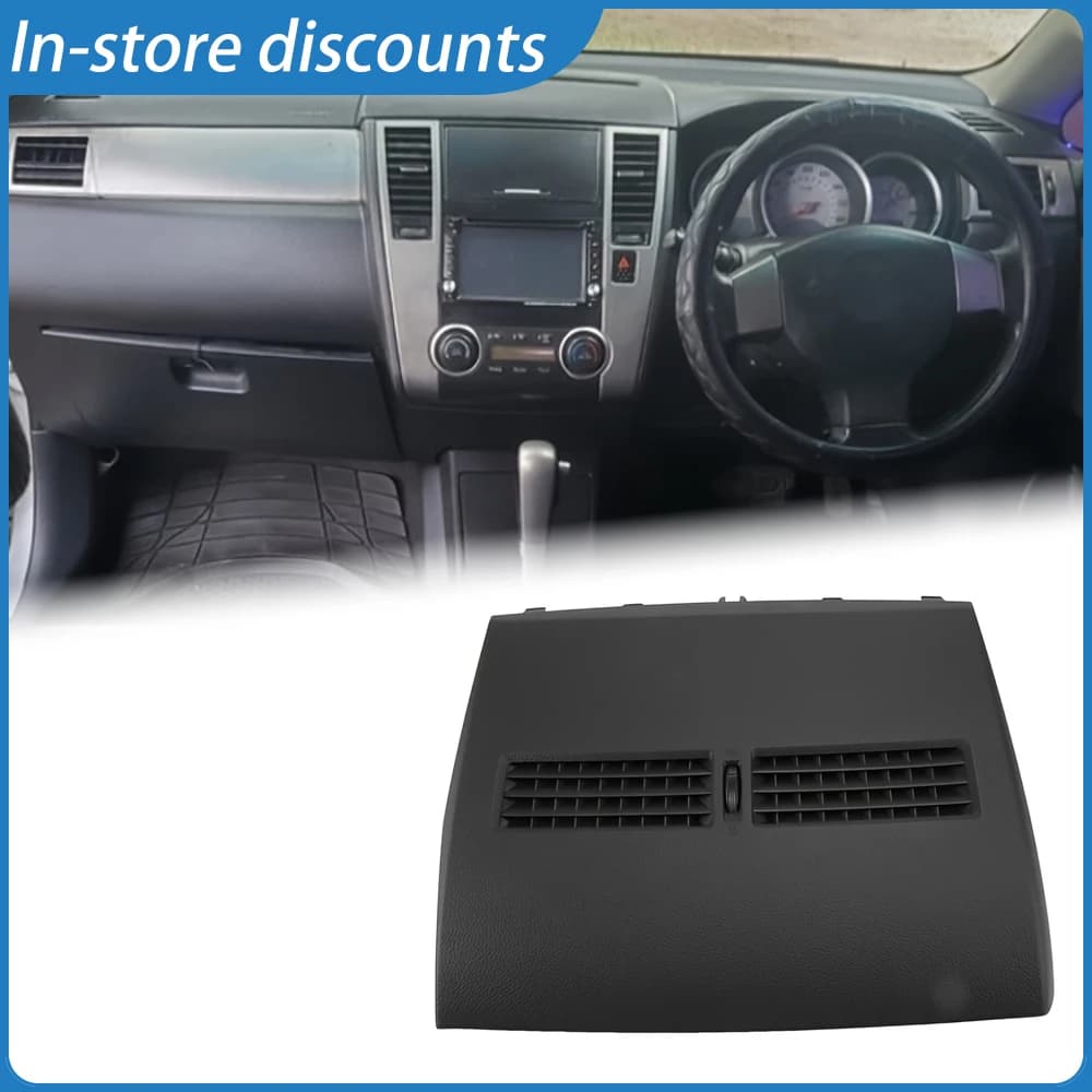 High QualityDashboard Air Vent Grille Assembly for Nissan Tiida 2004-2011, OEM Replacement 68414-EL00A 68414-ED50D-R