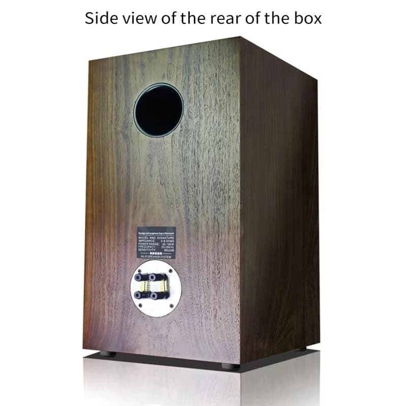 Best Sound Home Audio HIFI Speaker Bookshelf  Wooden Speakers Case Passive None-Battery Lossless for Home Theater