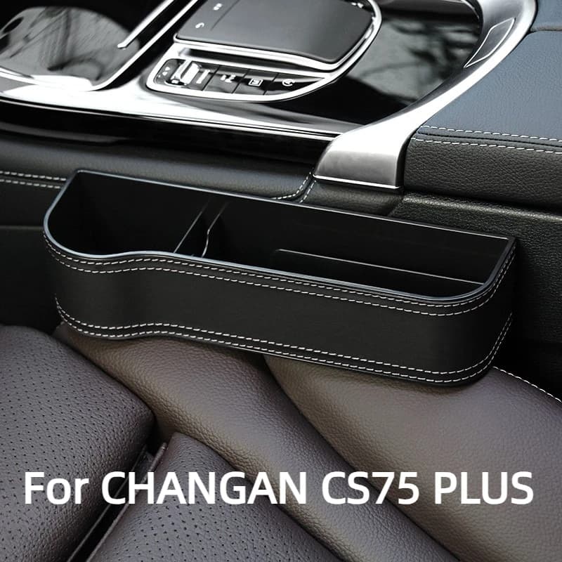 Car Seat Gap Organizer For CHANGAN CS55/CS75/CS35 PLUS Accessorie 2026/2025 Eco-Leather Space Shockproof Charging Hole 2022-2024