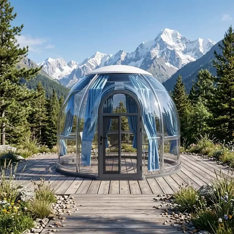 CE Certification Hotel Villa Transparent Bubble House - Geodesic Dome for Tourist Attraction - CE Certified