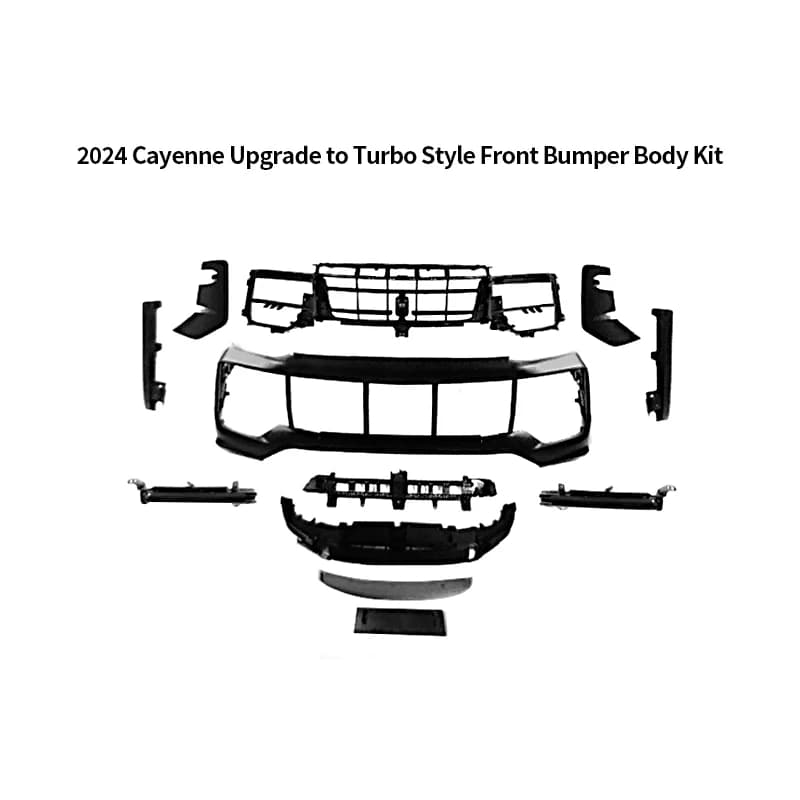 9y0.2 Low-to-High Upgrade 2025 Turbo Style Front Bumper Body Kits for Porsche Cayenne 2024 2025 9Y0.2 JHBSJ003