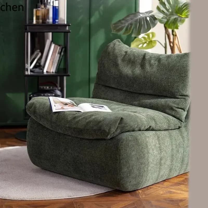 DSA  Living Room Bedroom Vacuum  Single Sofa Recliner Fabric  Reclining and Sleeping