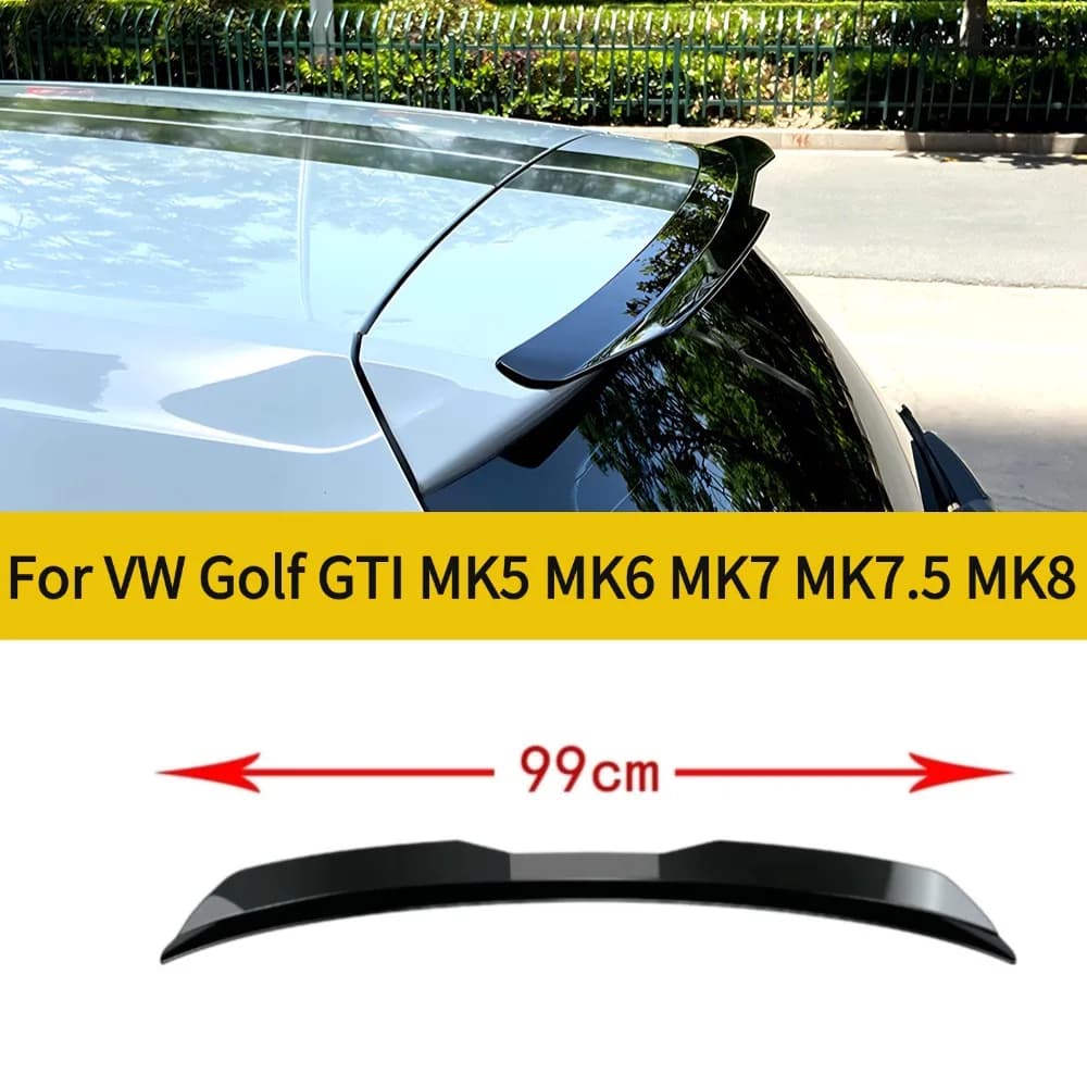 For VolkswagenVW Golf IHatchback MK5 MK6 MK7 MK7.5 MK8 Rear Roof Spoiler Wing Car Accessory - Trunk Lip Spoiler Cap