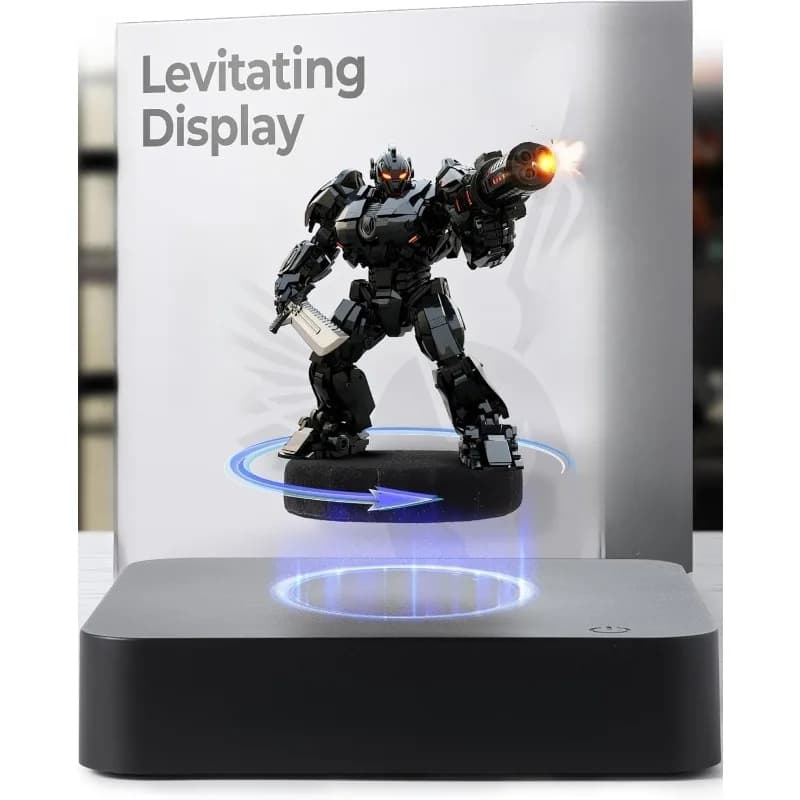 Levitating Display Floating Display Levitating Stand Magnetic Levitation for Perfume Cosmetics Jewelry Figures Toys Square Base