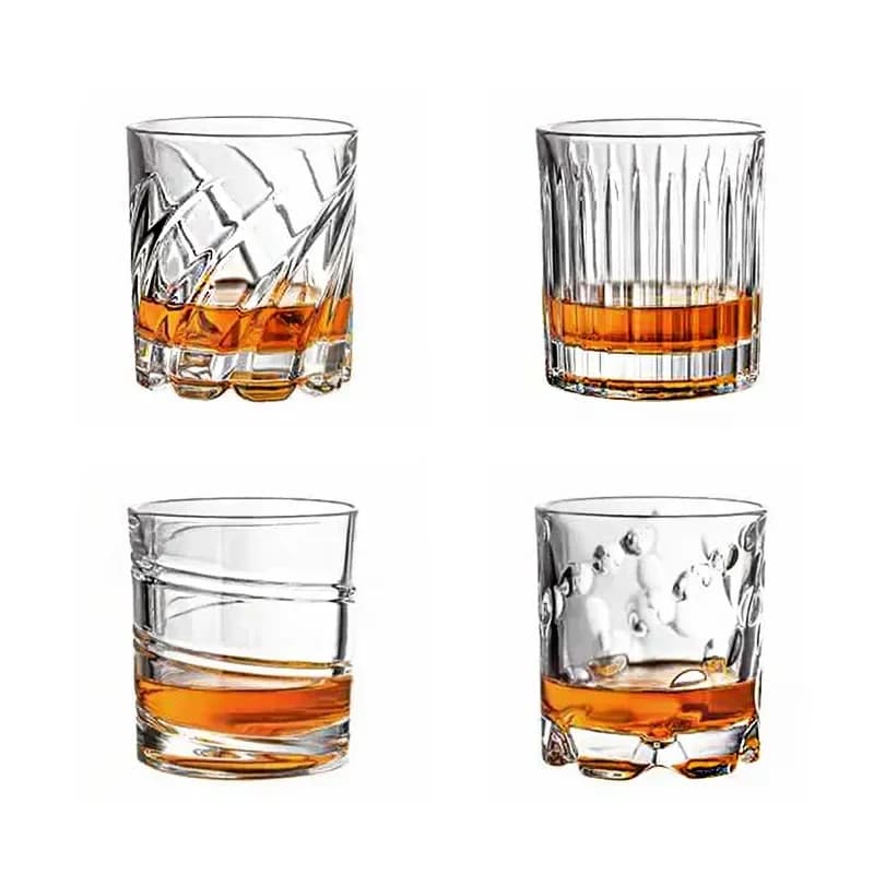 Creative whiskey glasses, crystal glass foreign wine glasses, household glasses
