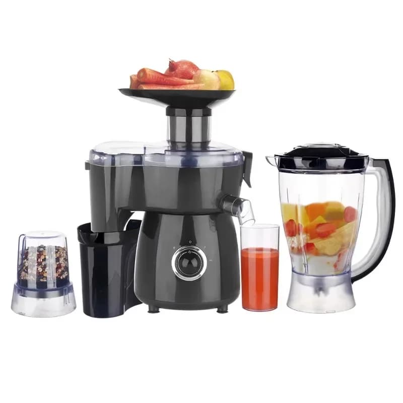 3 in 1 400W AC Motor Full Set 2 Speed Mixer Juicer Multi-Food Processor