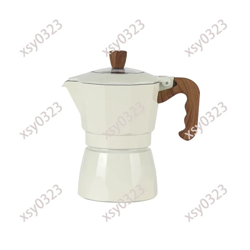 Household Double Valve Coffee Moka Pot, Espresso Extraction Tool, Outdoor Camping Coffee Set with Electric Furnace