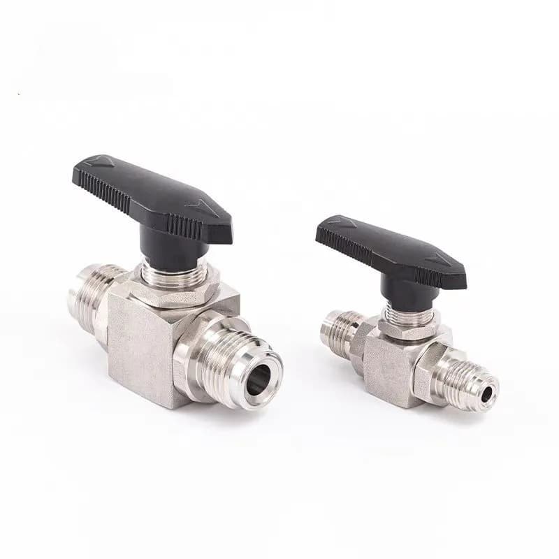 Hot Sale Ultra-Pure Pipeline VCR1/4 1/2 Stainless Steel Ball Valve Manual Power Switch Replacement