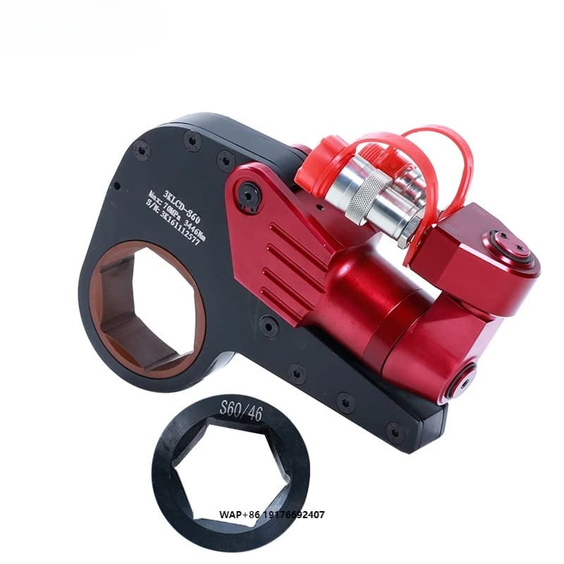 Direct Manufacturer Supply KLCD Precision Industrial Hollow Hydraulic Wrench 220V Alloy Steel