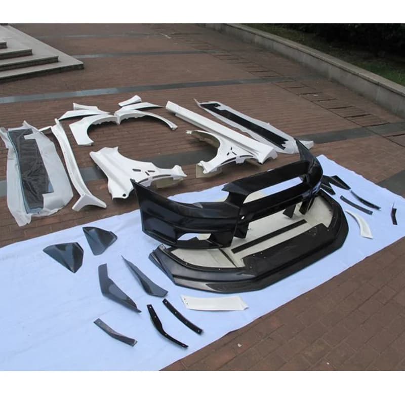 High Quality VRS Wide Carbon Fiber Body Kit For Mitsubishi EVO 10 2008-2016 Exterior Tuning Modification Parts