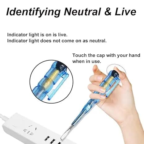 100-500V Voltage Detector Electroprobe Electric Alert Tester Volt Test Pen Plastic Handle Screwdriver Home Electricity Tools