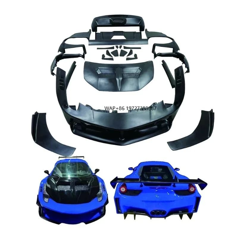 For 458 LB Wide Body Kit - Premium Supercar Exterior Tuning Upgrade Parts
