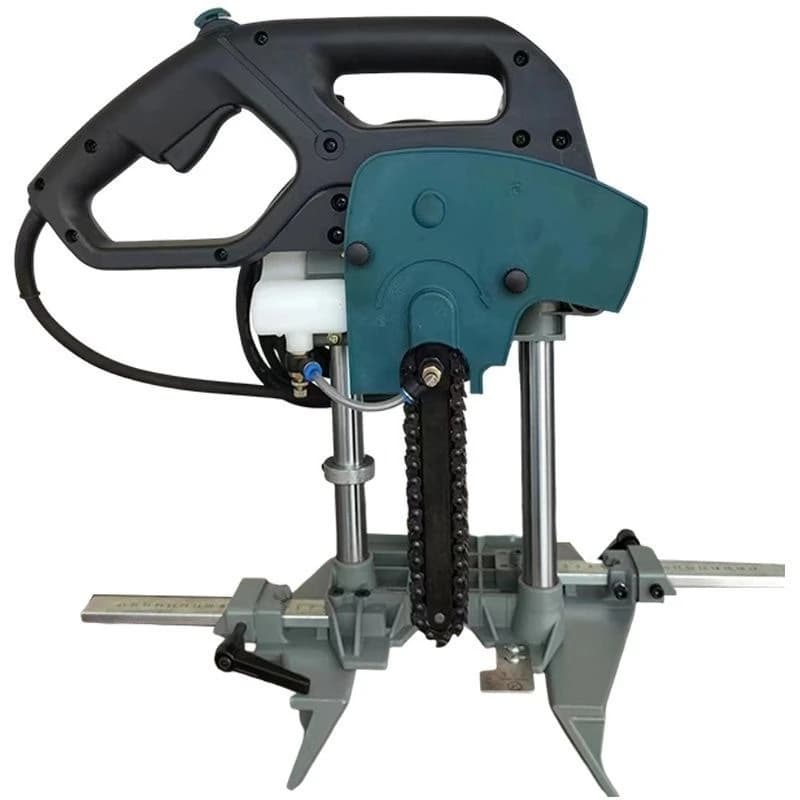Round square wood open square eye mortise and tenon chain hole punching machine