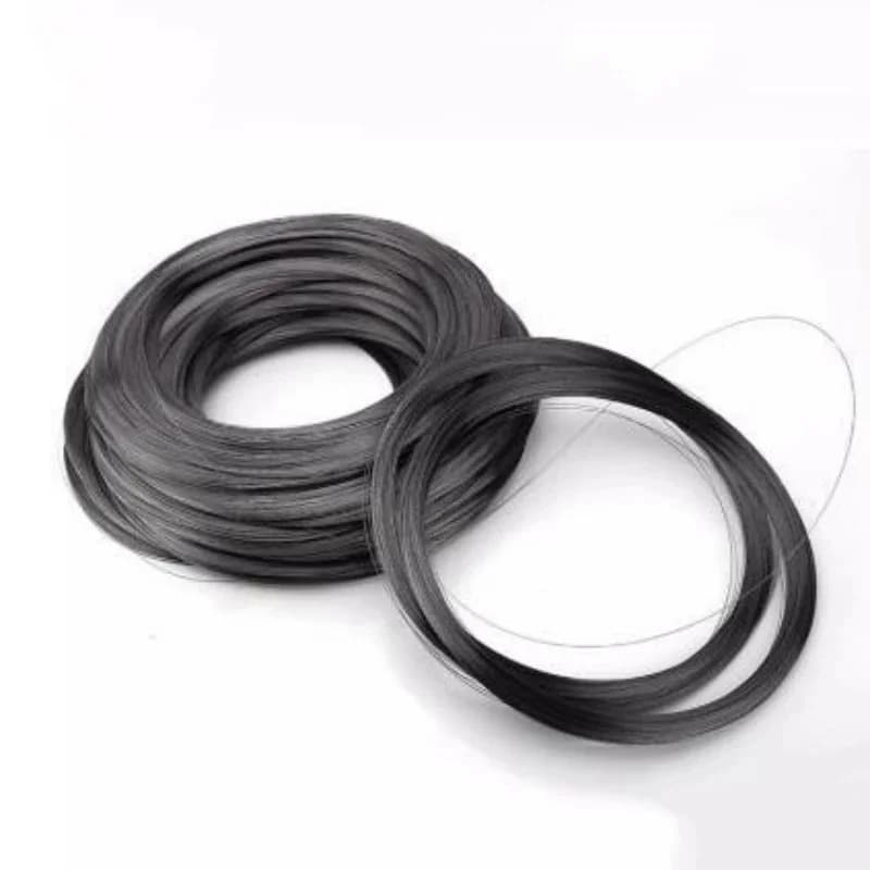 T9A High Strength Spring Steel Wire 0.15-2.5mm Single Strand High Carbon Black Music Wire DIY