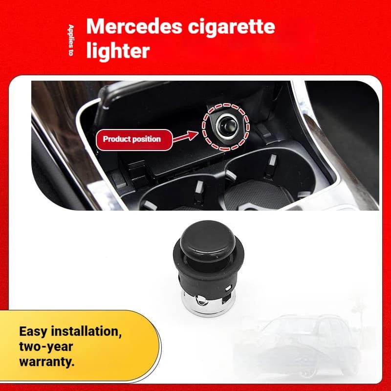It is suitable for Mercedes-Benz C-class, GLK-A-B, GLA-level, ML-level, GL-class, GLE-level cigarette lighter 0009063800