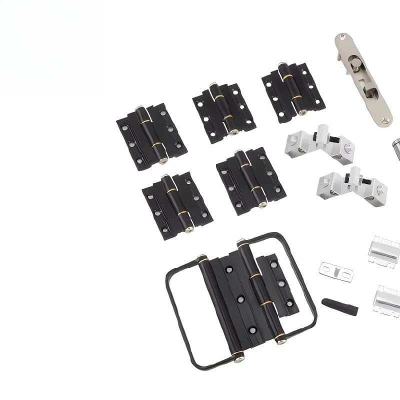 Folding Hardware U-Slot Heavy Duty Pivot Roller Hinge Aluminum Bi-Folding Door Accessories Top Roller Folding Door Hinge