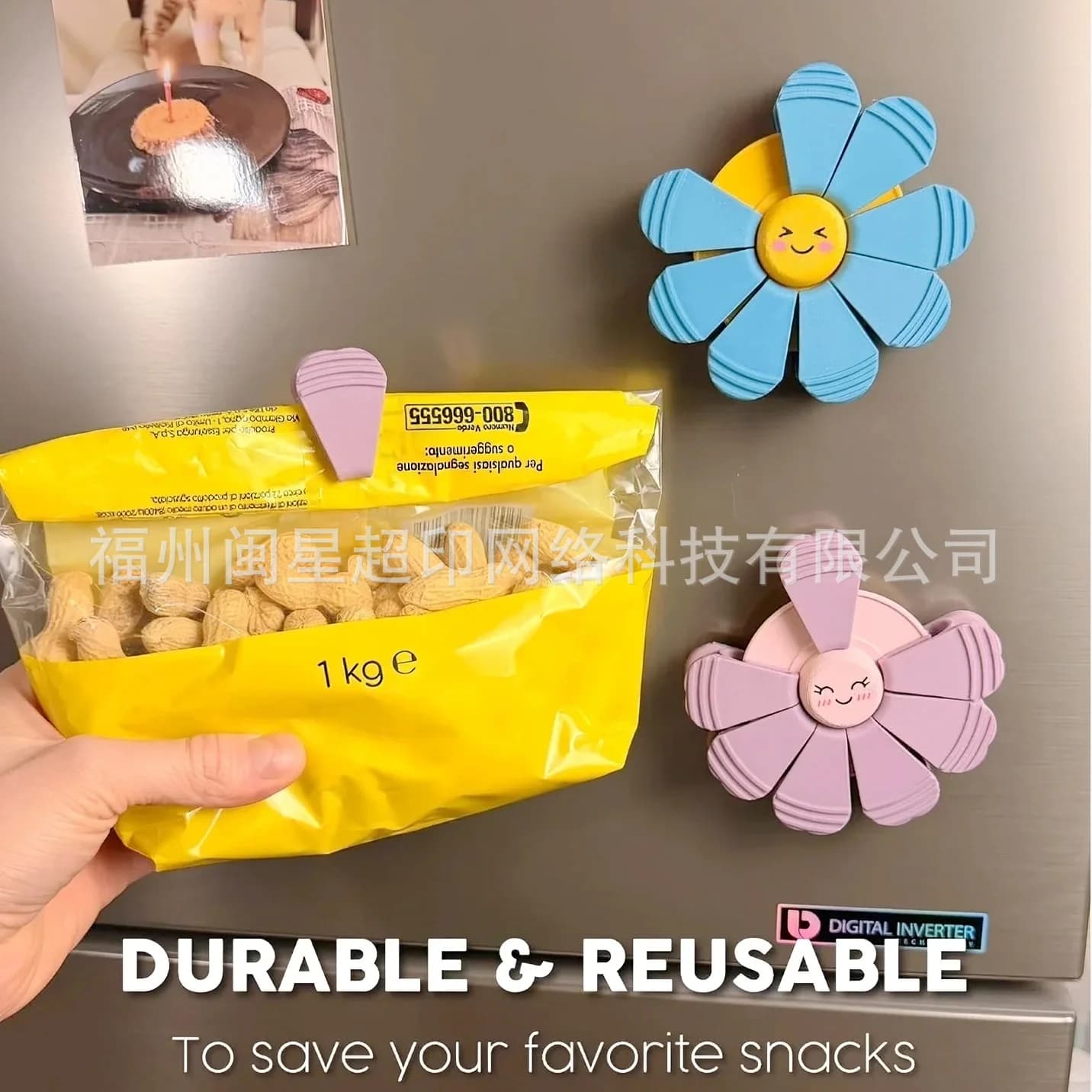Flower Petal Fridge Magnet Magnetic Clip Decorative Ornament Creative Home Kitchen Refrigerator Decoration Gift