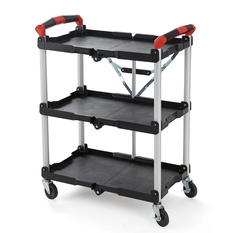Folding tool cart, food delivery cart, trolley, outdoor live mobile photography equipment