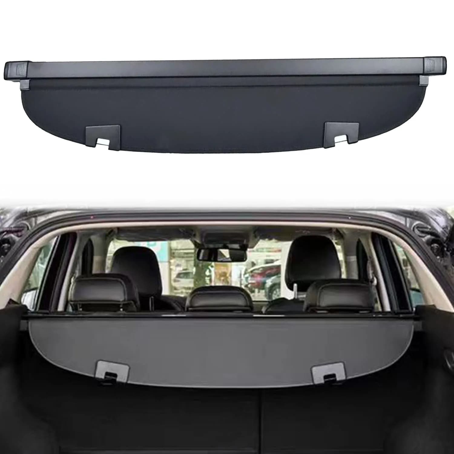 For Mazda CX-5 CX5 2017-2025 Car Cargo Cover Retractable Rear Trunk Shade Luggage Security Cover 1Set