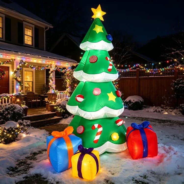 Christmas Atmosphere Home Decorations Elderly Christmas Trees Inflatable Ornaments Christmas Unique Gifts