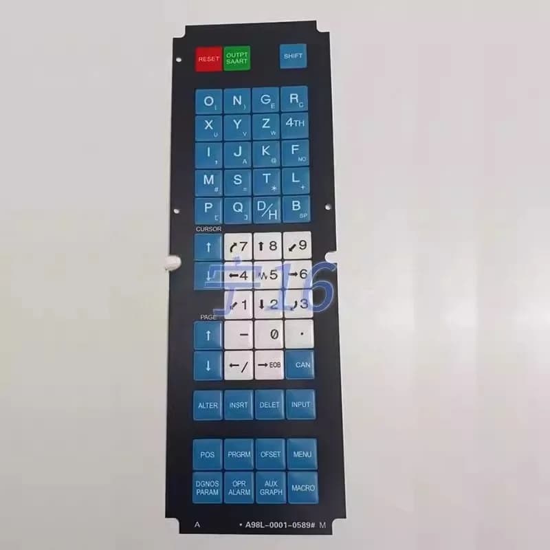 1PC For Fanuc EDM A98L-0001-0581 A98L-0001-0589 membrane and 12 key membrane Size 310L*21W for the keypads