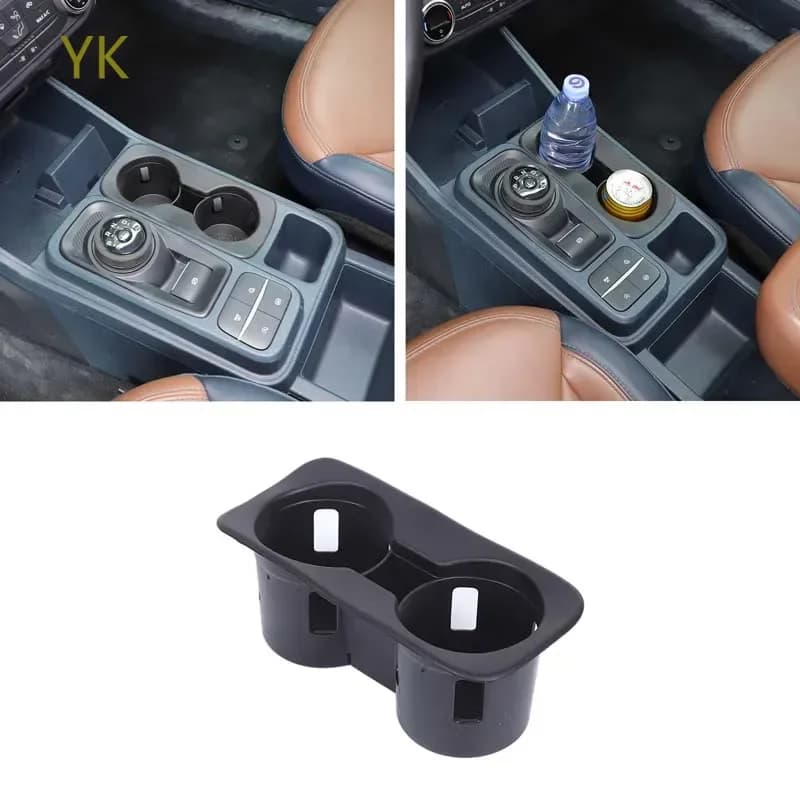 For Ford Maverick 2022-2025 TPE Car Central Control Water Cup Holder Protective Cover Anti-slip Water Cup Cover Car Accessories