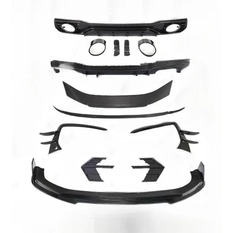 High Quality Upgrade Bctxw Style Carbon Fiber Body Kits For A7 Front Lip Rear Lip Spoiler Auto Exterior Accessories