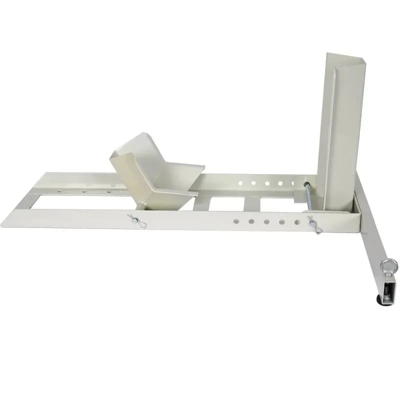 Metal motorcycle stands for ramps and supports