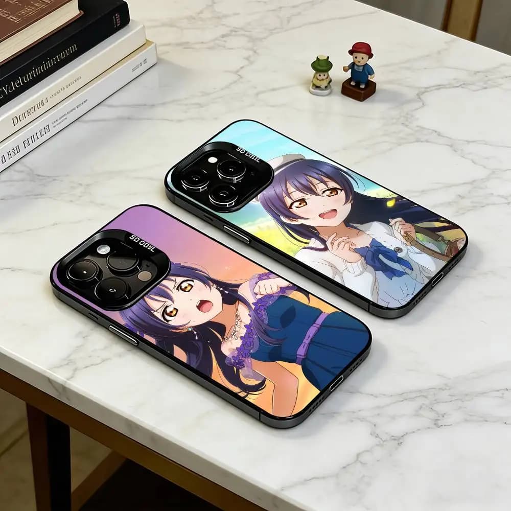 U-Umi Sonoda  Phone Case For iPhone 17,16,15,14,13,12,11 Plus,Pro Max,XS,Colored Silver Plated Inside Cover