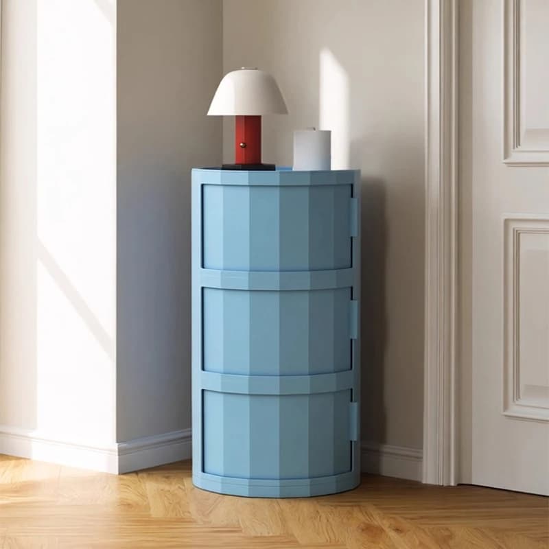 Nordic Home Bedroom Simple Creative Bedside Cabinet,round Bedside Cabinet Small Storage Cabinet,dustproof,strong Sense of Design