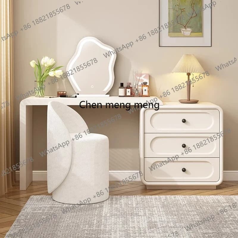 RR Wooden Apartment Dressing Table Vanity Desk European Luxury Dressing Table Organizers Fashion Schminktische Home Furniture