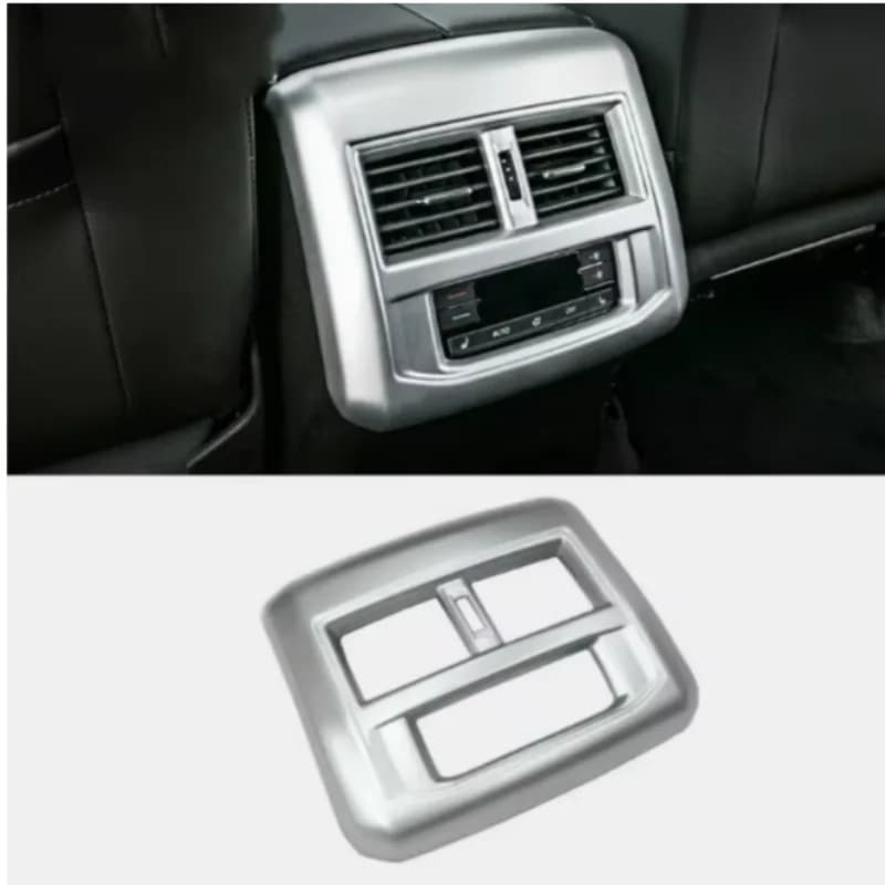 For VW Volkswagen Teramont Atlas 2017-2020 Rear Row Air Condition Outlet Vent Cover Molding Frame Trims Interior Car Accessories