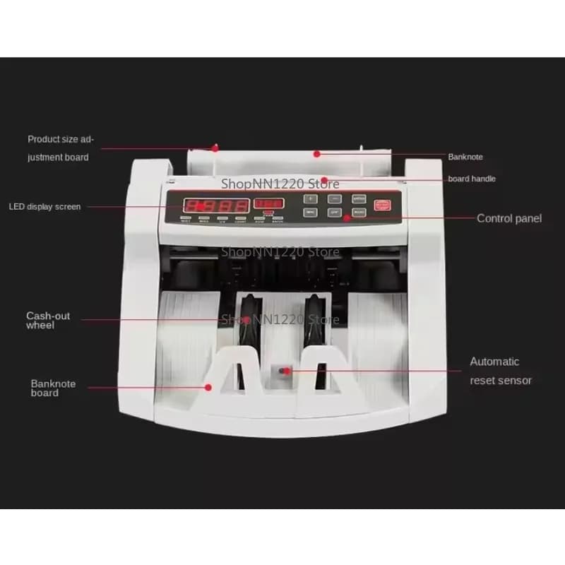 Automatic Bill Counter Banknote Counting Machine for Business And Home Use Cash Billing Add-to-Bill System from China Mainland