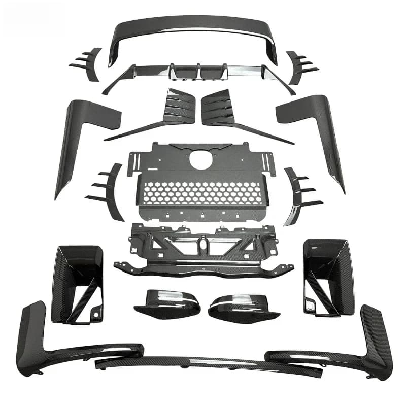 ThrustWorks Premium Car Accsori G Bodykit Peormance Dry Carbon Fiber Front Lip Spoiler Rear Diffuser Durle