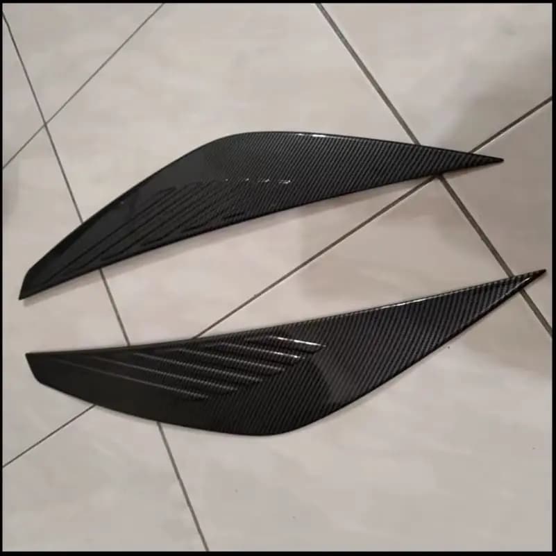 Car styling For Ford Escape 2017 2018 2019 Kuga Vignale Headlight Eyelid Eyebrow Decorative Cover Sticker Trim Auto Accessories