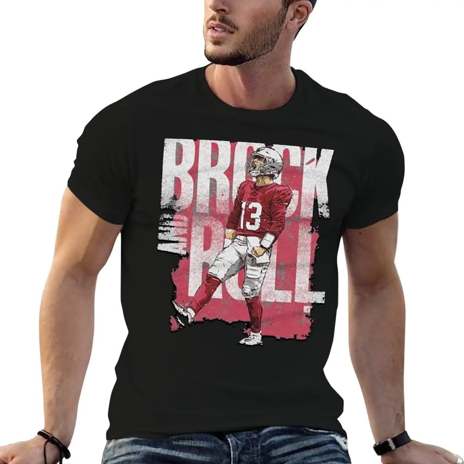 Brock Purdy 13 T-Shirt heavyweights cotton man t-shirts mens tall t shirts