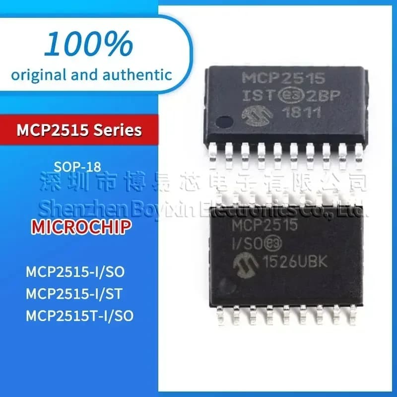 MCP2515-I/STMCP2515T-I/SO  Black PC shell