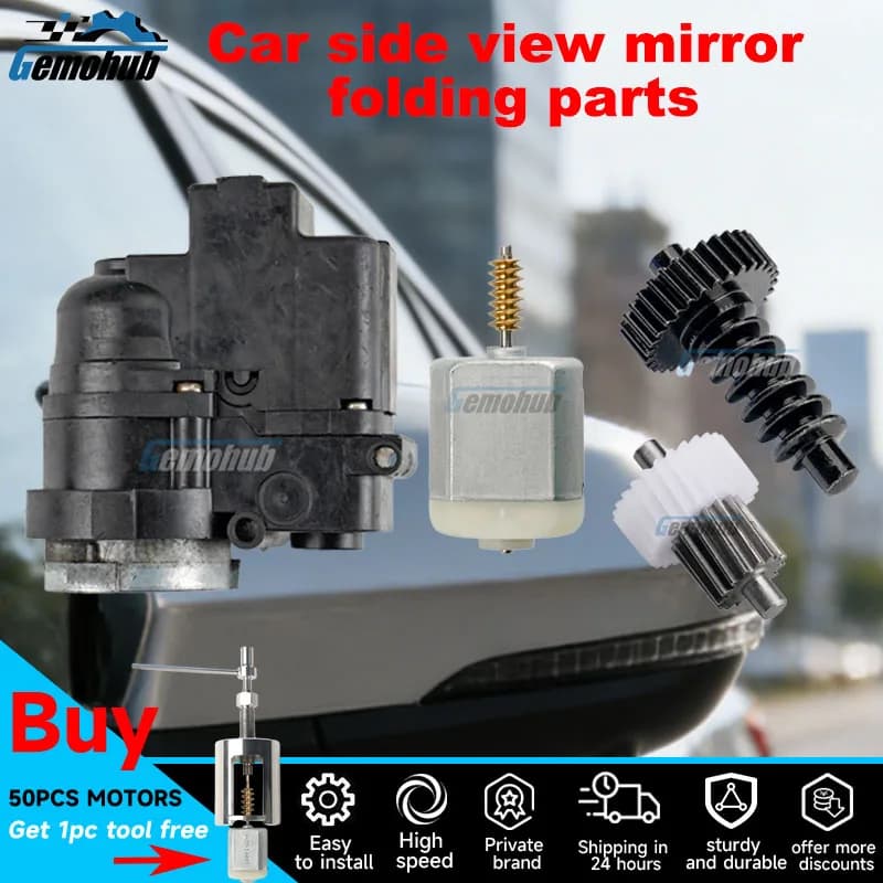Gemohub For Hyundai Azera MK4 2005-2010 Car Power Folding Mirrors 12V Motor ABS copper wire electric adjustment wear resistant
