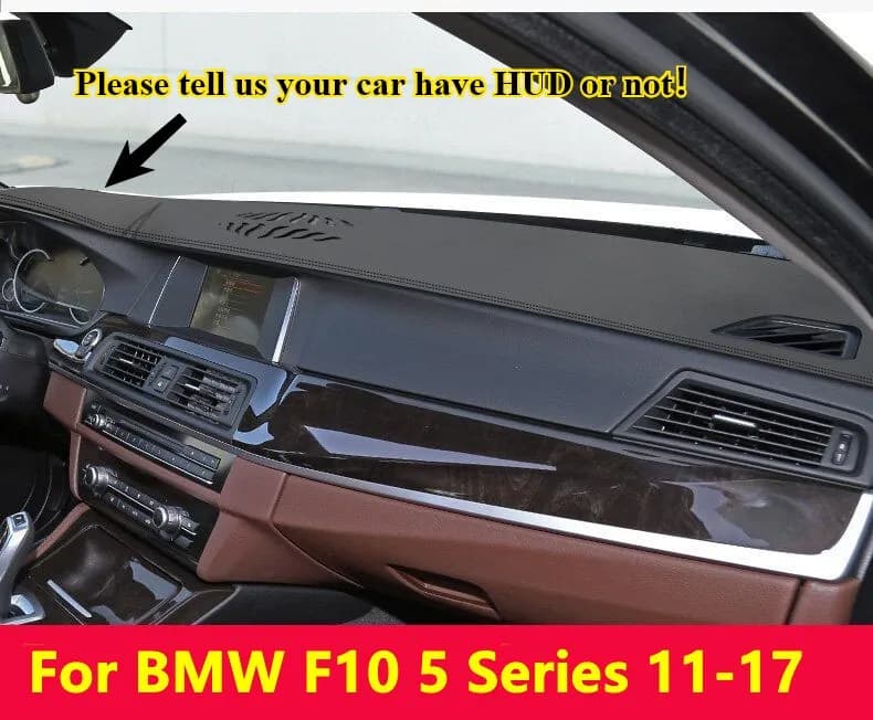 Leather Car Dashboard Cover Dash Protector Pad Mat For BMW F10 5 Series 11-17