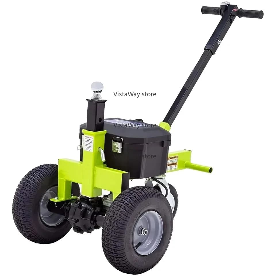 New Tow Tuff Versatile 3500 Pound Capacity Adjustable Ball Height Heavy Duty Electric 48V Utility Trailer Dolly Cargo